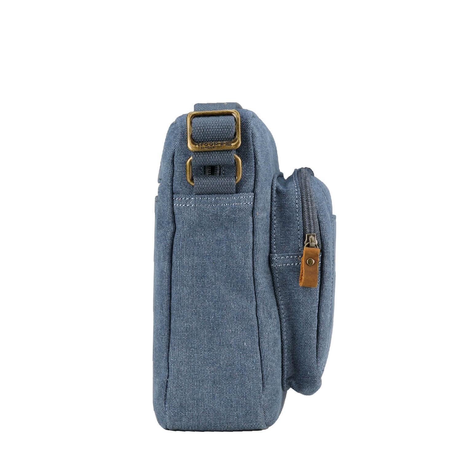 Troop London Classic Canvas Crossbody Bag for Men & Women - Stylish & Durable Messenger Bag for Travel, Work & Everyday Use