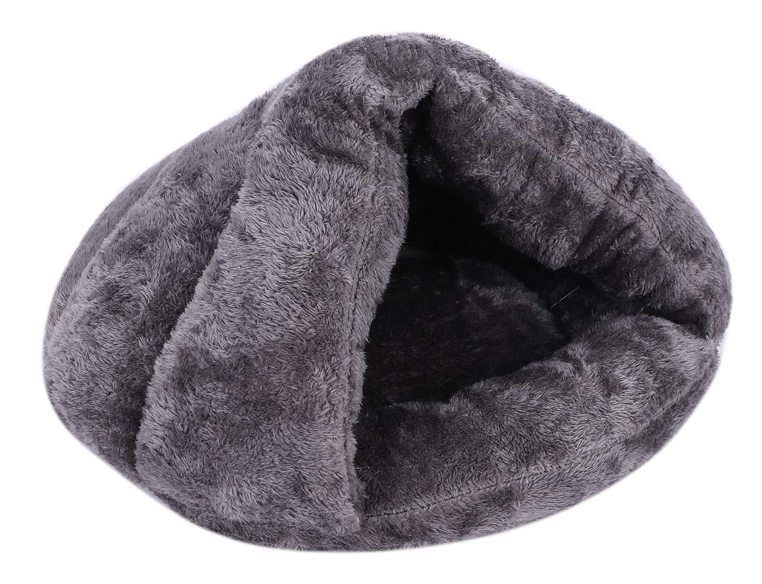 Small Pet Tent Cave Bed - Warm Indoor Nest for Dogs & Cats - Portable, Washable & Foldable - Perfect for Winter Sleep & Cozy Napping