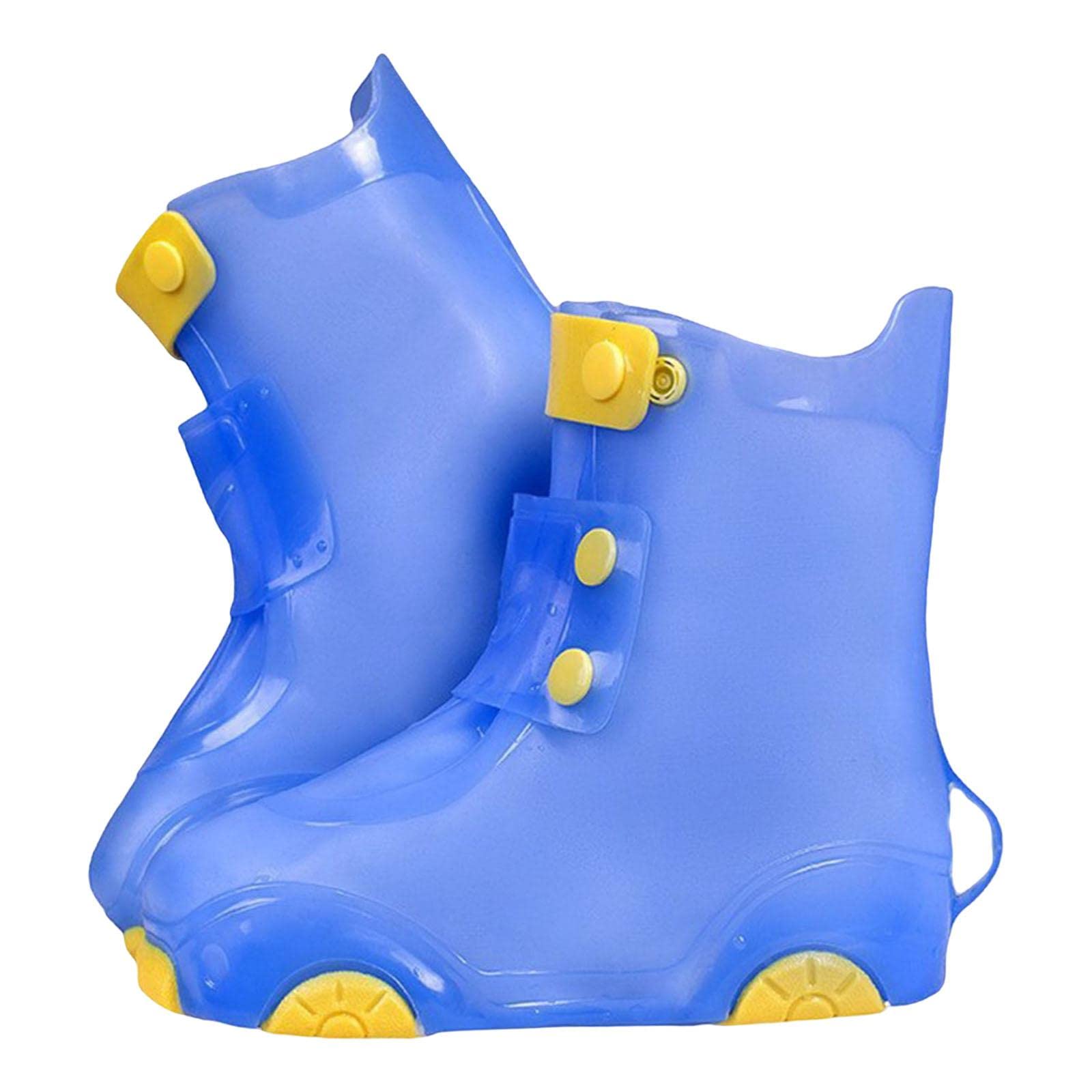 Waterproof Kids Rain Boot Covers - Non-Slip Overshoes for Children Hiking, Outdoor Play & Puddle Jumping (Size 26-27) - Ideal for School, Camping & Wet Weather Adventures