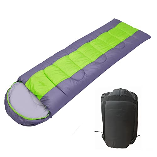 Lightweight Camping Sleeping Bag for Adults & Kids - Portable with Compression Carry Bag - Perfect for Hiking, Backpacking, Mountaineering & Outdoor Adventures