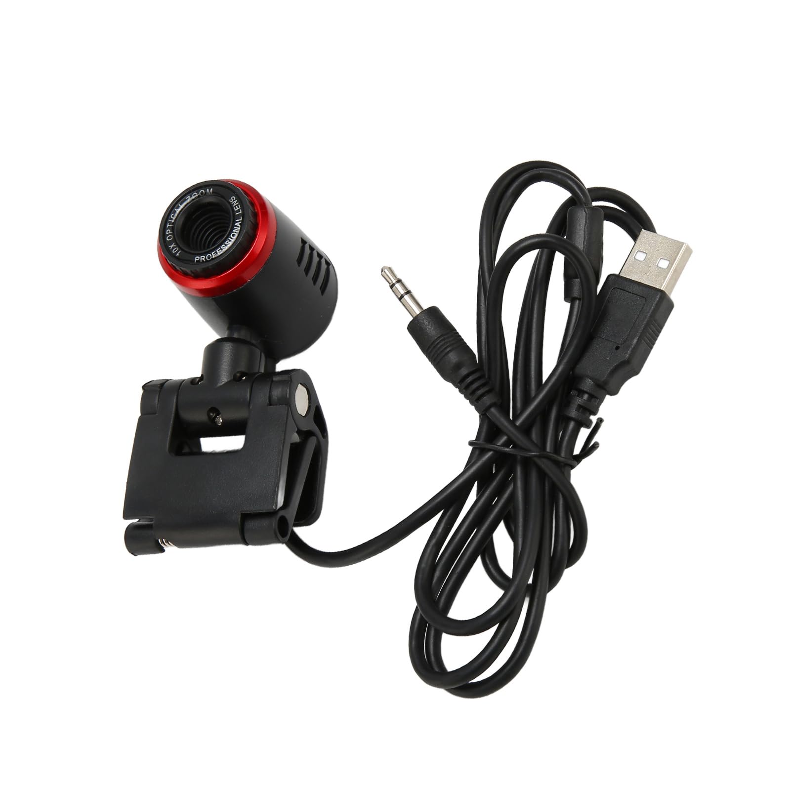 6MP HD USB Webcam for Desktop & Laptop - Plug and Play Computer Camera for Video Calls, Conferencing, Online Classes & Streaming (Compatible with PC/Mac)