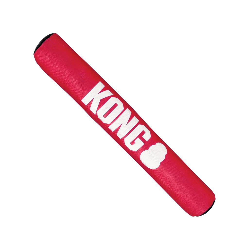 KONG Signature Stick Dog Chew Toy - Medium Durable Rubber Chew for Aggressive Chewers - Perfect for Fetch, Training & Playtime