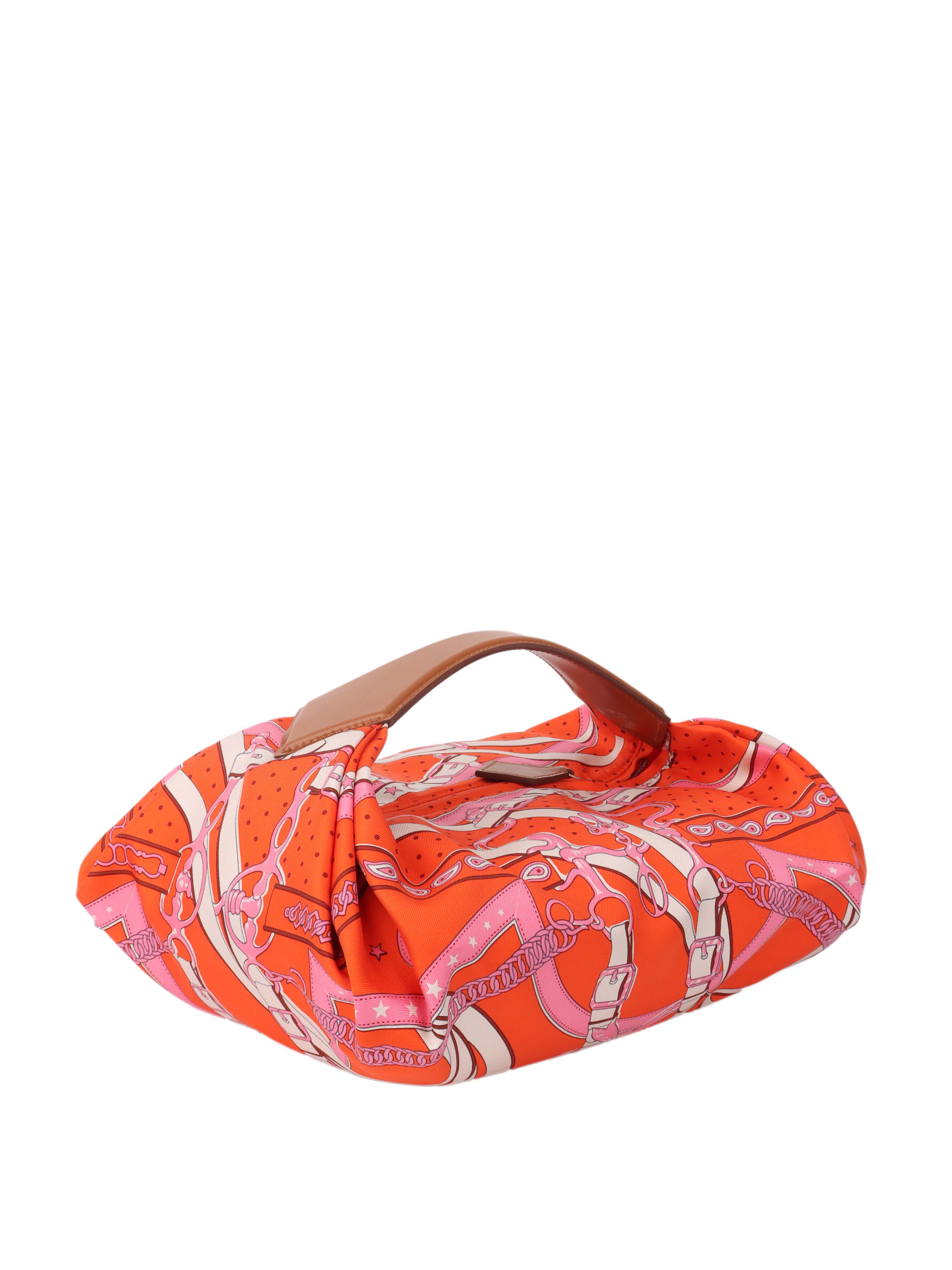 Hermes Silk Clutch Bag for Women - Luxury Designer Evening Purse with Silk Lining - Perfect for Parties, Weddings & Special Occasions