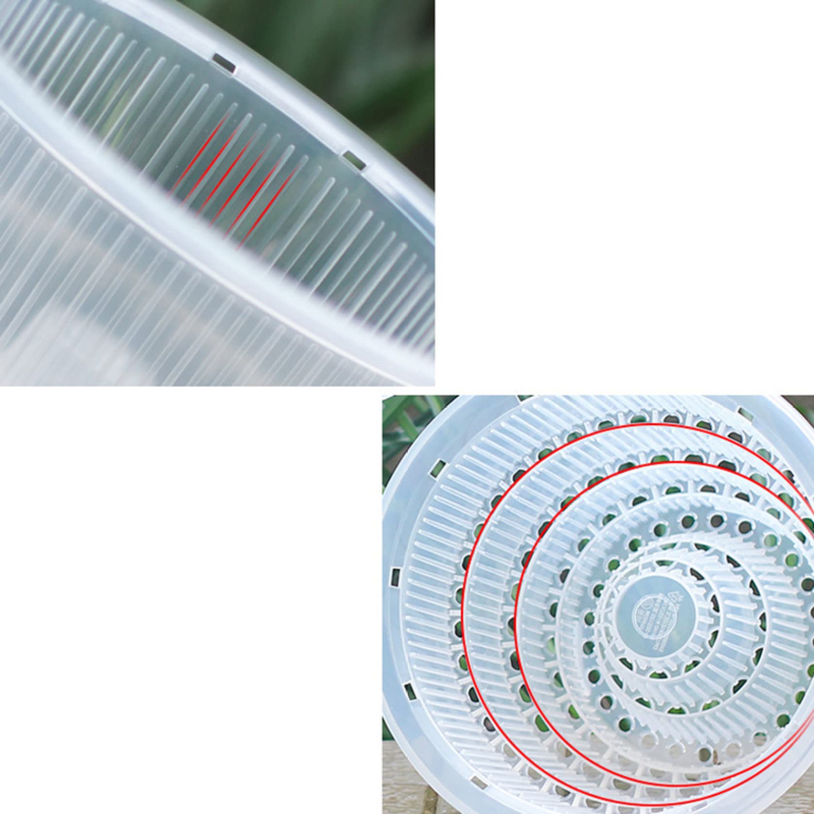Breathable Clear Orchid Pots for Gardening & Home Decor