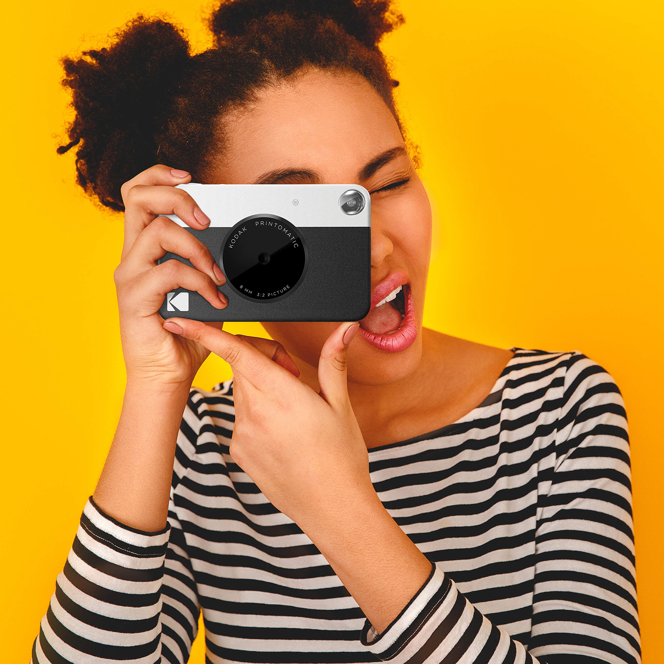 KODAK PRINTOMATIC Digital Instant Print Camera with 50 Sheets Zink Photo Paper - Portable Instant Camera for Travel, Parties, Birthdays & Family Memories