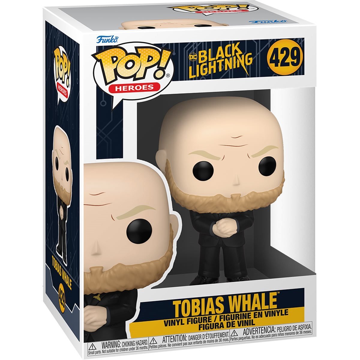 DC Comics Black Lightning Tobias Whale Action Figure - Collectible Superhero Toy for Fans & Gifts - Perfect for Display, Cosplay, and Comic Book Collections