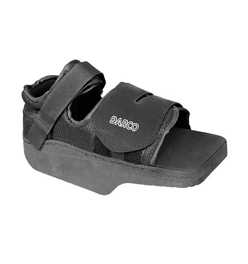 DARCO® OrthoWedge Healing Shoe - Post-Surgery Recovery Footwear for Plantar Fasciitis, Broken Toe & Foot Pain Relief - Ideal for Diabetic Patients & Post-Op Care
