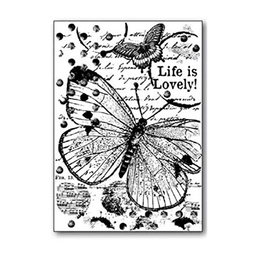 DIY Stamperia HD Natural Rubber Stamp Set - 116CM Clear Stamps for Scrapbooking & Card Making | Compatible with New Stamps | Craft Supplies for Journaling, DIY Projects & Home Decor