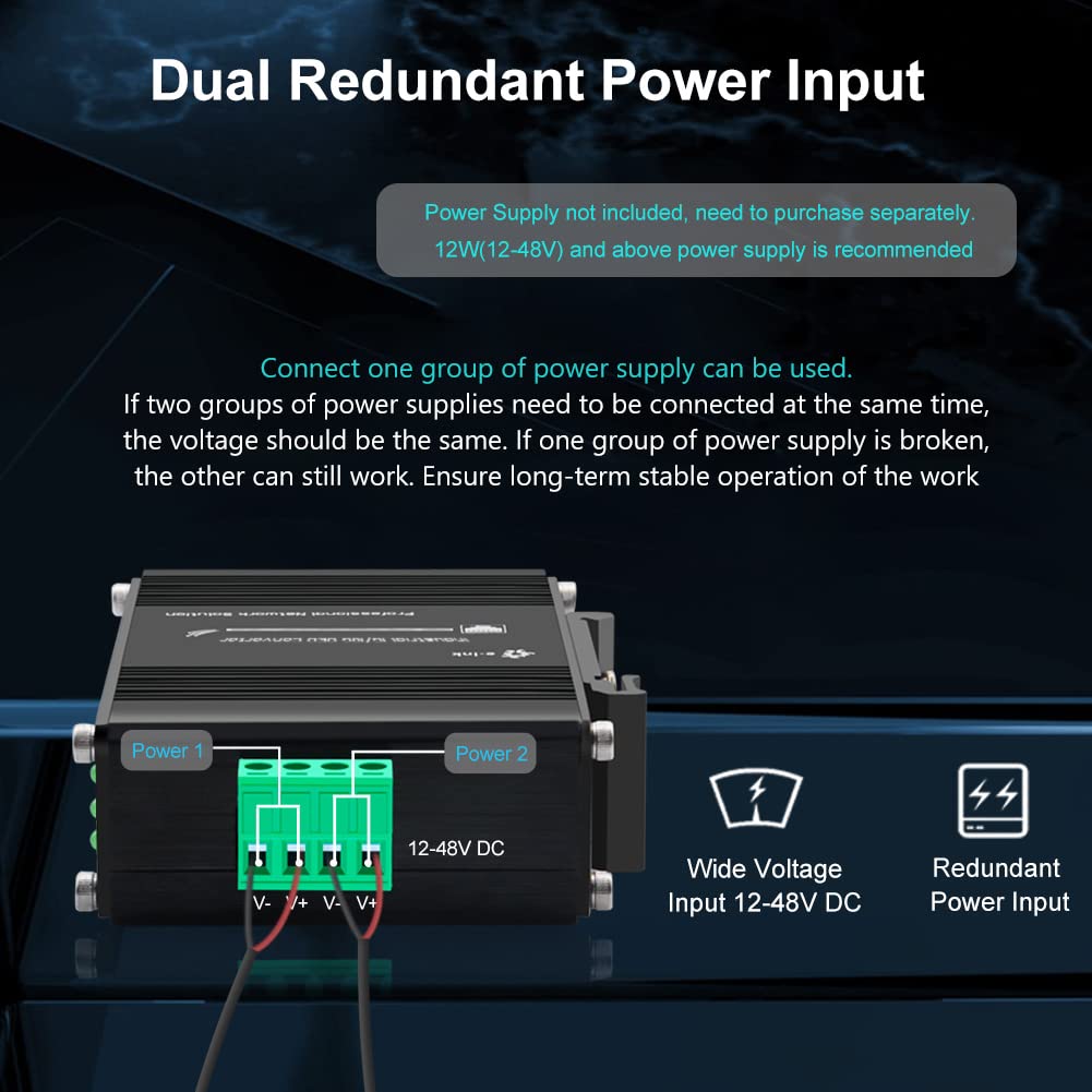 10G SFP+ to SFP+ Fiber Media Converter | 10G OEO Repeater | Gigabit Ethernet Converter | 10/100/1000Base-T RJ45 | Industrial Grade Fiber Extender | Ideal for Data Centers, Enterprise Networks & Industrial Applications