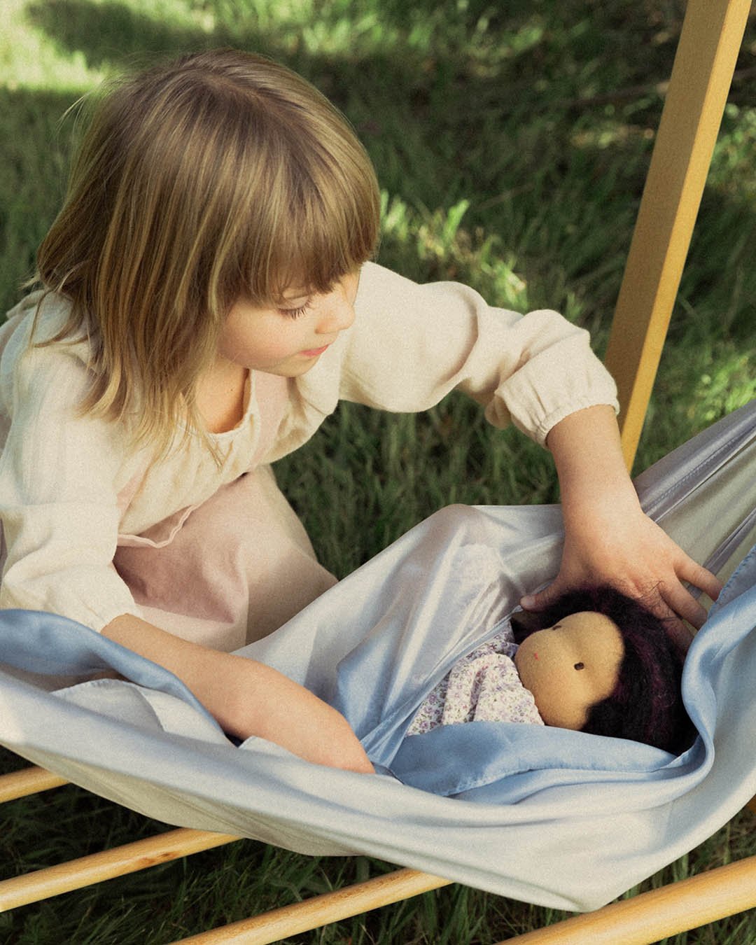 Premium Natural Silk Play Scarves for Kids - Earth Tones - Open-Ended Sensory Play, Dress-Up, and Storytelling for Toddlers & Preschoolers