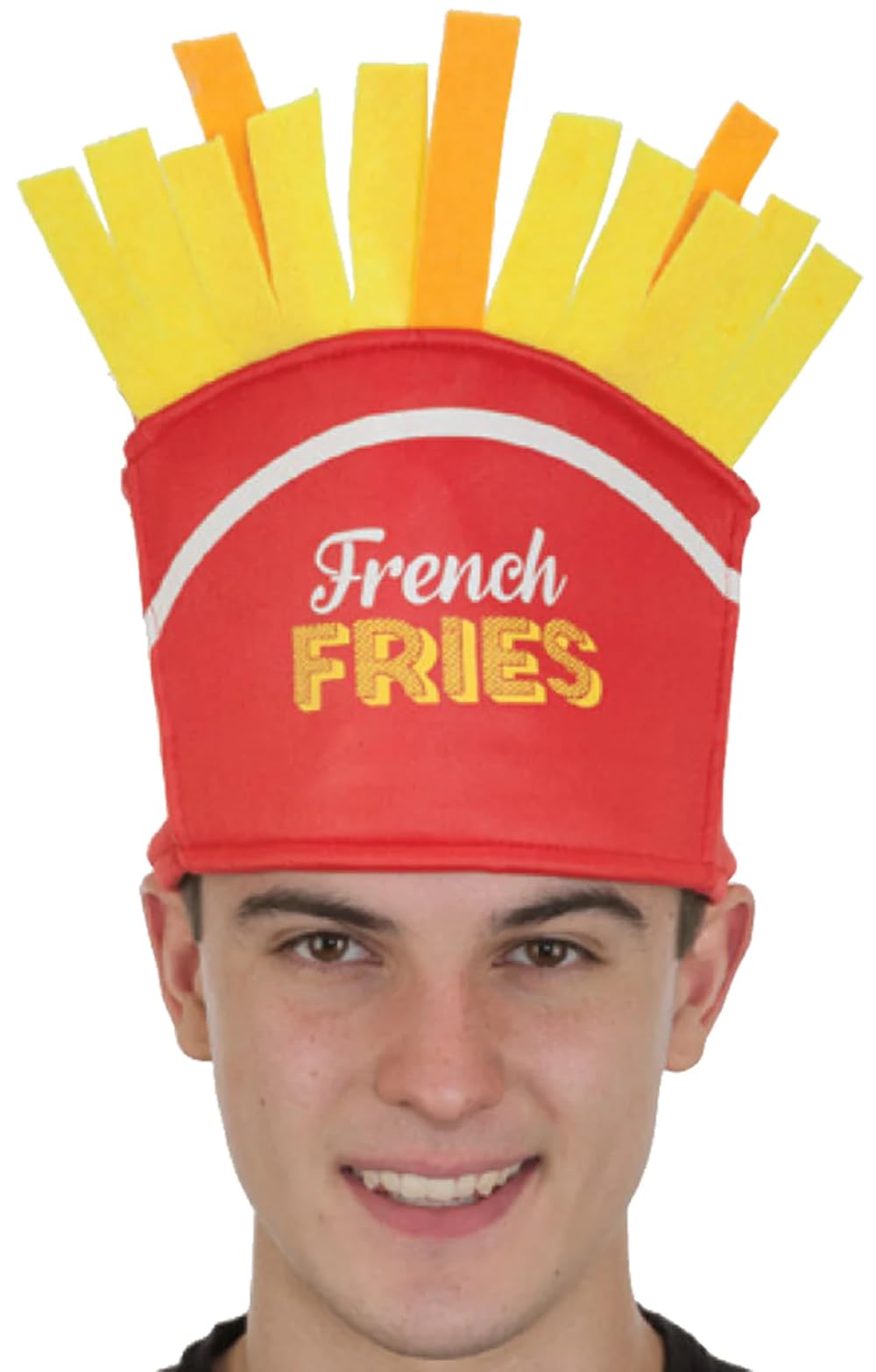 Funny Red French Fries Novelty Food Hat - Perfect for Costume Parties, Cosplay & Themed Events