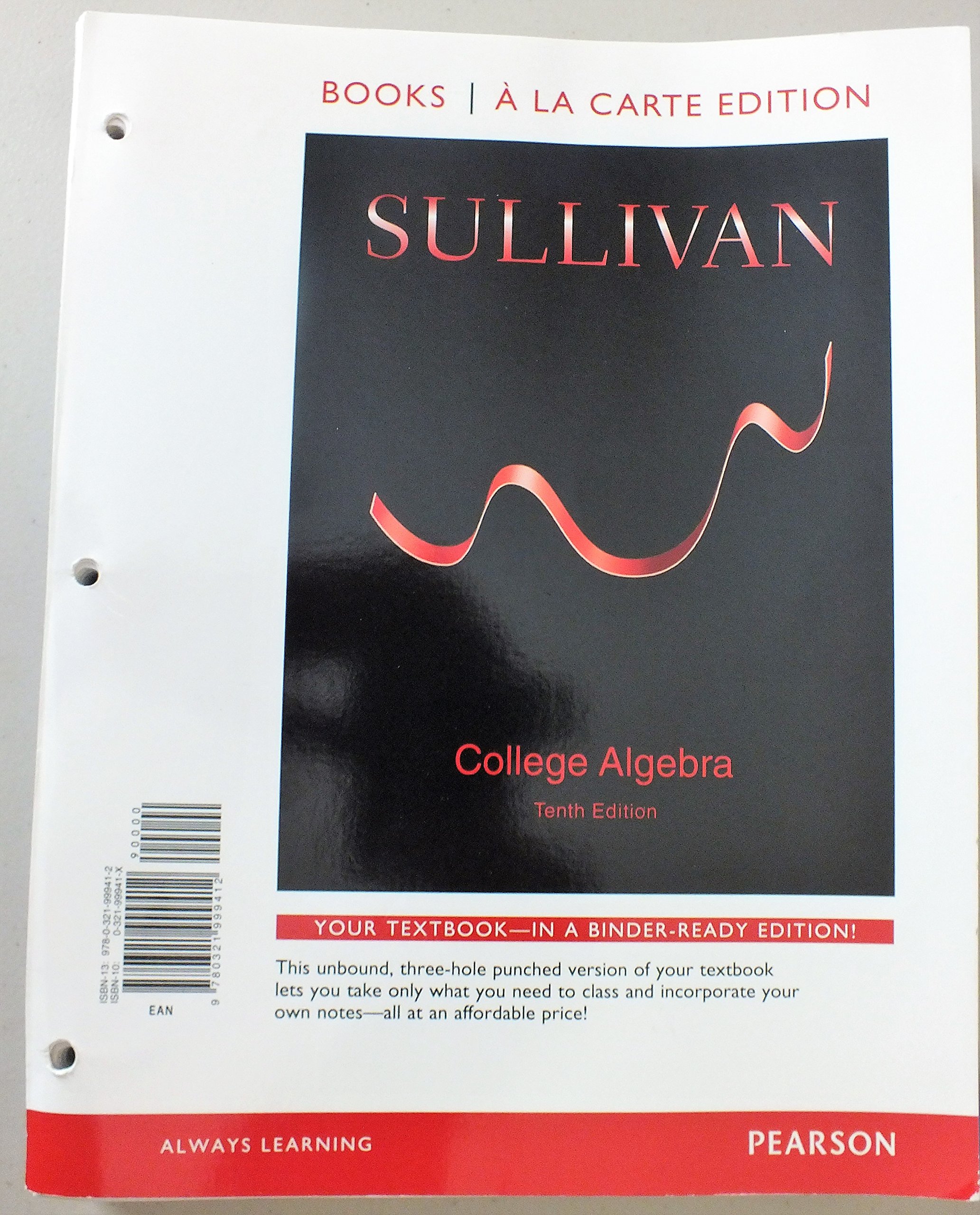 College Algebra Textbook - Books a la Carte Edition | Comprehensive Math Guide for University Students | Perfect for Self-Study & Classroom Learning