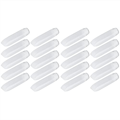 30ml Empty Travel Cosmetic Tubes - Reusable Plastic Makeup Containers for Shampoo, Cleanser, Body Lotion & Shower Gel | Portable Washable Sample Jars for Toiletries, Perfect for Travel, Gym & Home Use