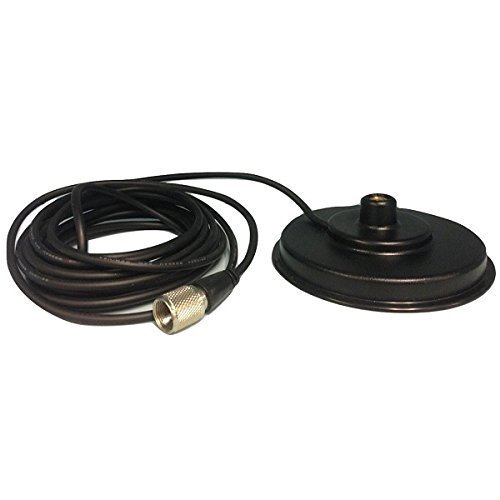 Workman PM5 CB Radio Antenna Magnet Mount with PL-259 Plug & 16-Foot Coax Cable - Heavy Duty Magnetic Base for Truck, Jeep, RV & Off-Road Vehicles - Clear Communication on Highways & Remote Areas