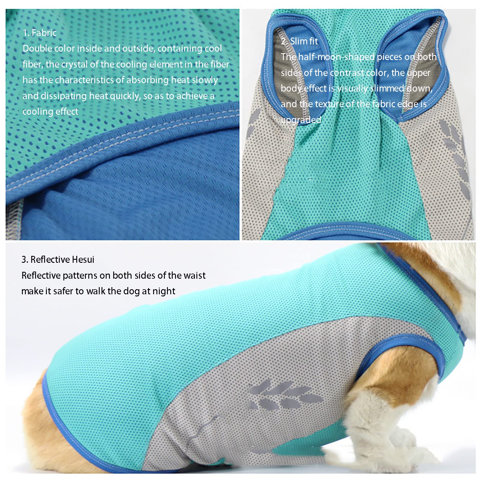 Dog Cooling Vest for Large, Medium & Small Dogs - Breathable & Instant Cooling Pet Vest for Walking, Hunting, Training & Outdoor Activities | Perfect for Summer, Hiking & Hot Weather
