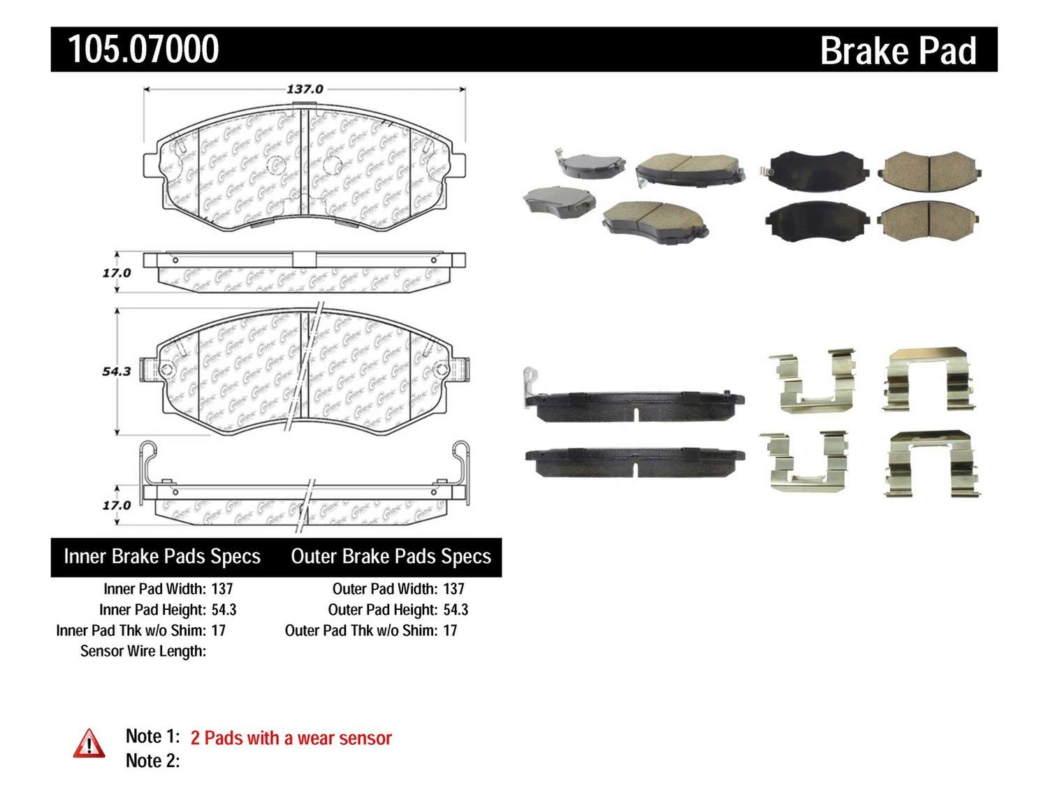 Premium Ceramic Brake Pads Set - Front & Rear with Shoes (2 Sets) | Compatible with Nissan Sentra XE/GXE 1.8L | Smooth Stopping Power, Low Dust & Noise | Perfect for City Driving & Daily Commutes