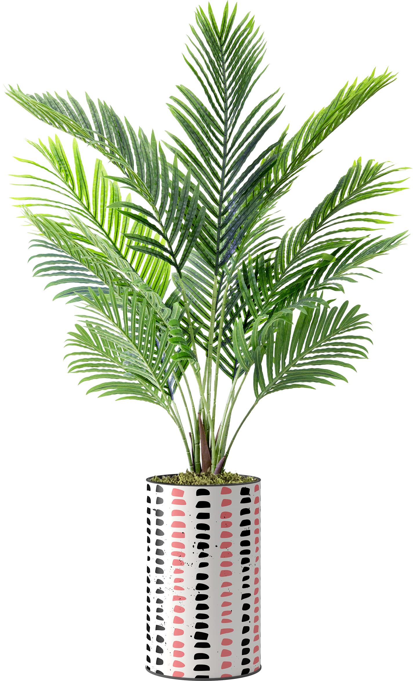 Modern Artificial Areca Palm Tree in Stylish Planter - 57