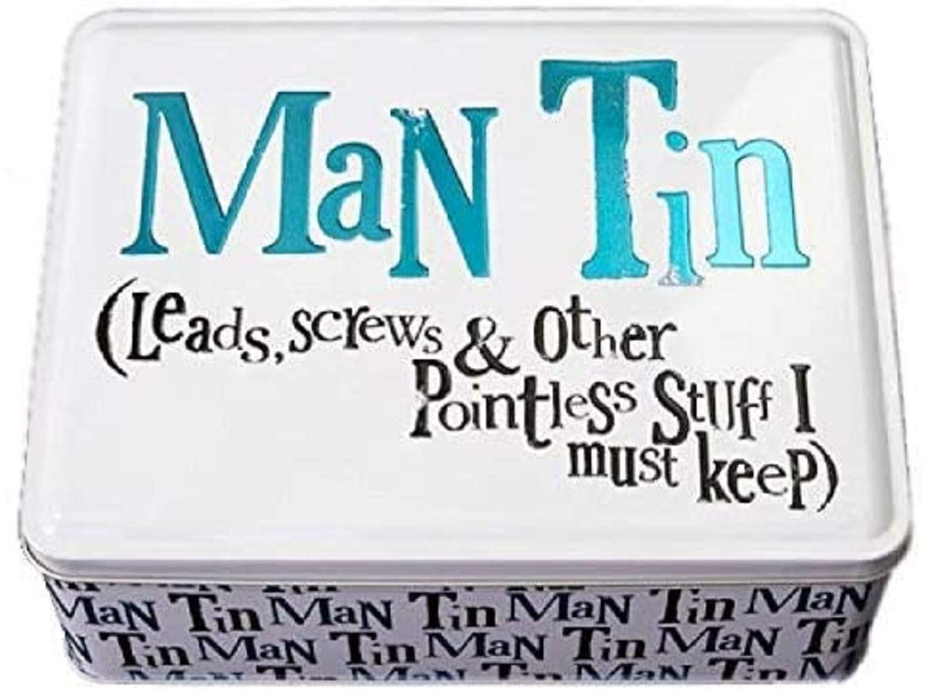 The Bright Side Man Tin - Premium Handmade Tin Box for Collectibles & Keepsakes | Perfect for Jewelry, Coins, and Memorabilia Storage | Great Gift Idea for Men & Women