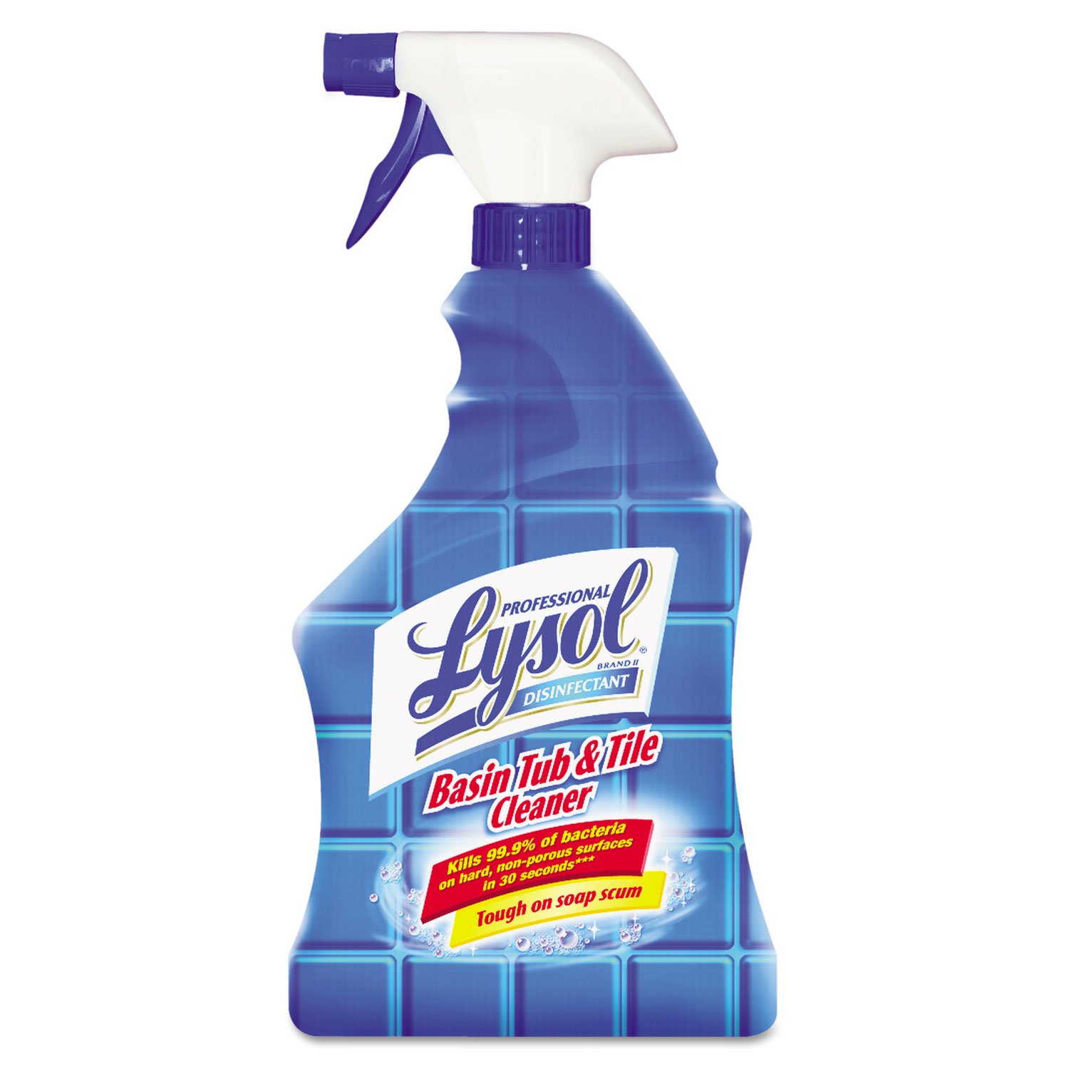 Lysol 04685CT Professional Disinfectant Cleaner for Bathtubs & Tiles - Original Scent, 32 oz (Pack of 12) | Ideal for Bathroom Cleaning & Surface Disinfection