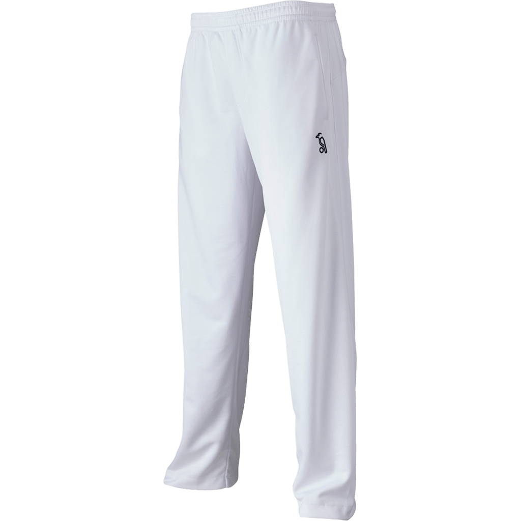 Kookaburra Pro Player White Cricket Pants - Premium Cricket Trousers for Men | Breathable & Comfortable for Practice & Matches