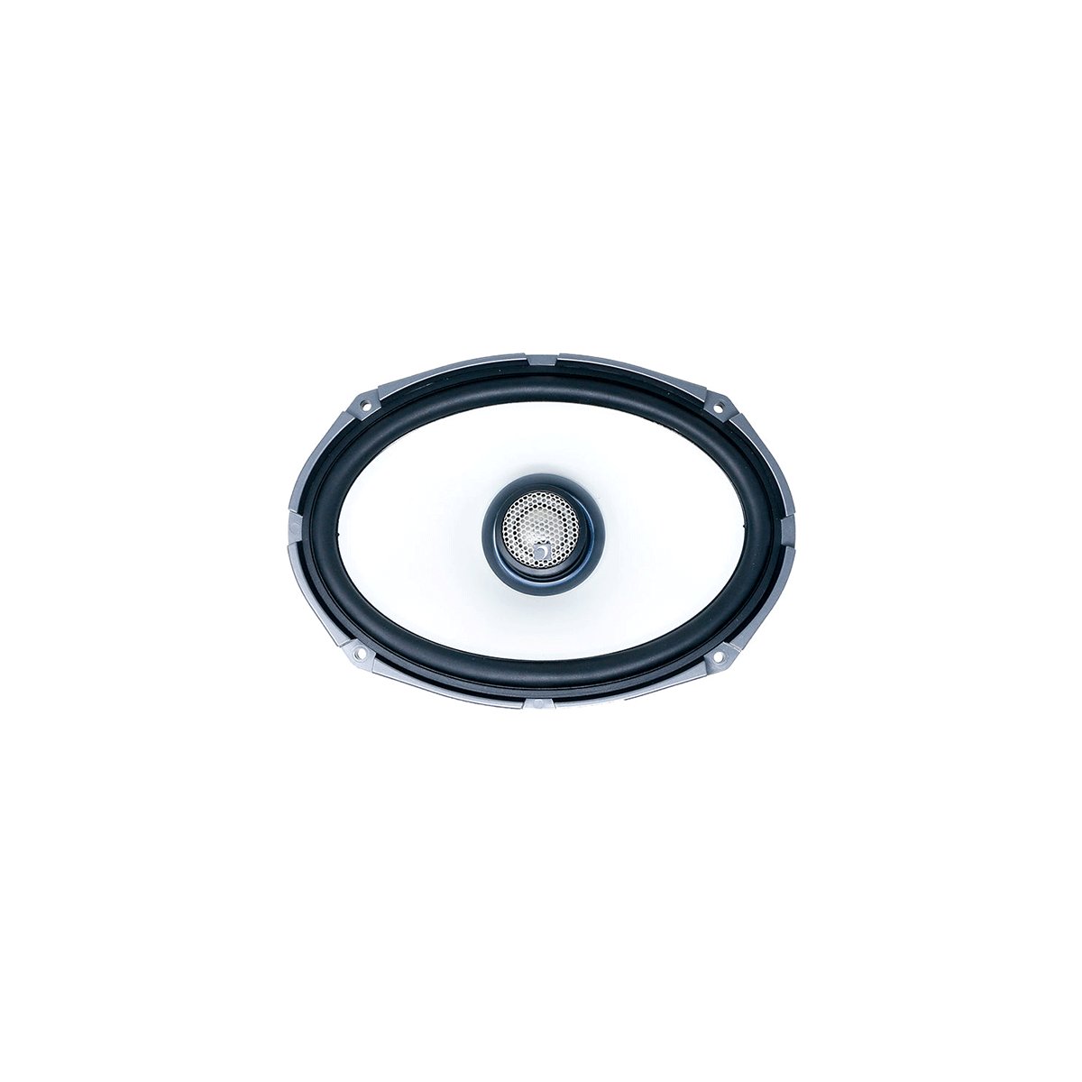 HXMF Series 6x9 2 Way Marine Speaker with Titanium Dome Tweeter (2Ω) - Waterproof Boat Audio System for Outdoor Marine, RV, and Off-Road Vehicles