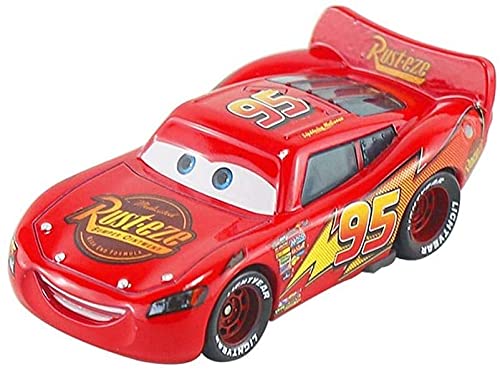 1:55 Scale Lightning McQueen Die-Cast Metal Alloy Toy Car - Pixar Cars Collection - Multi-Color Options for Kids Birthday Gifts & Safe Playtime - Perfect for Racing Games, Collecting, and Role-Playing Scenes