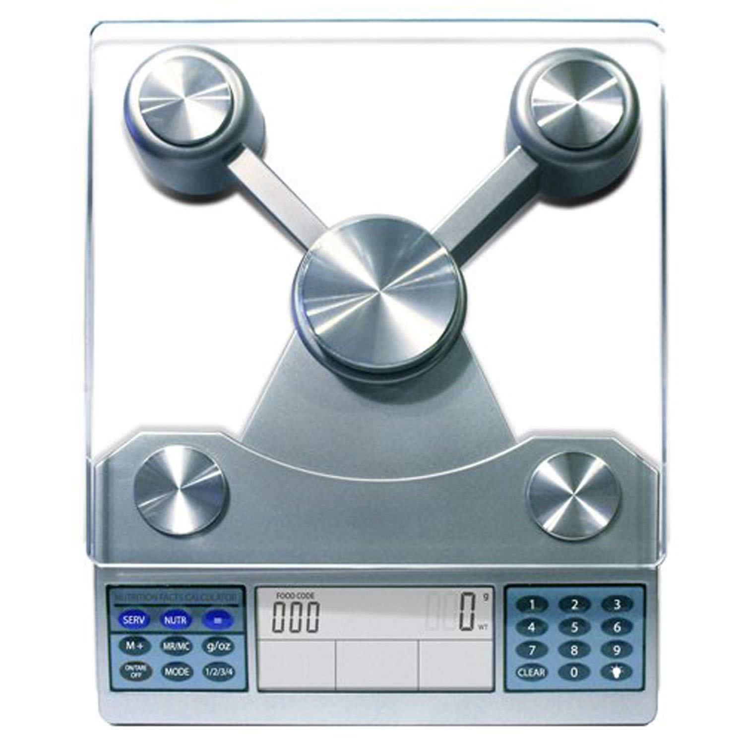 Eat Smart Digital Nutrition Food Scale with Nutrient Calculator - Precise Diet Tracking for Weight Loss, Meal Prep & Healthy Eating - Perfect for Kitchen, Gym & Home Use