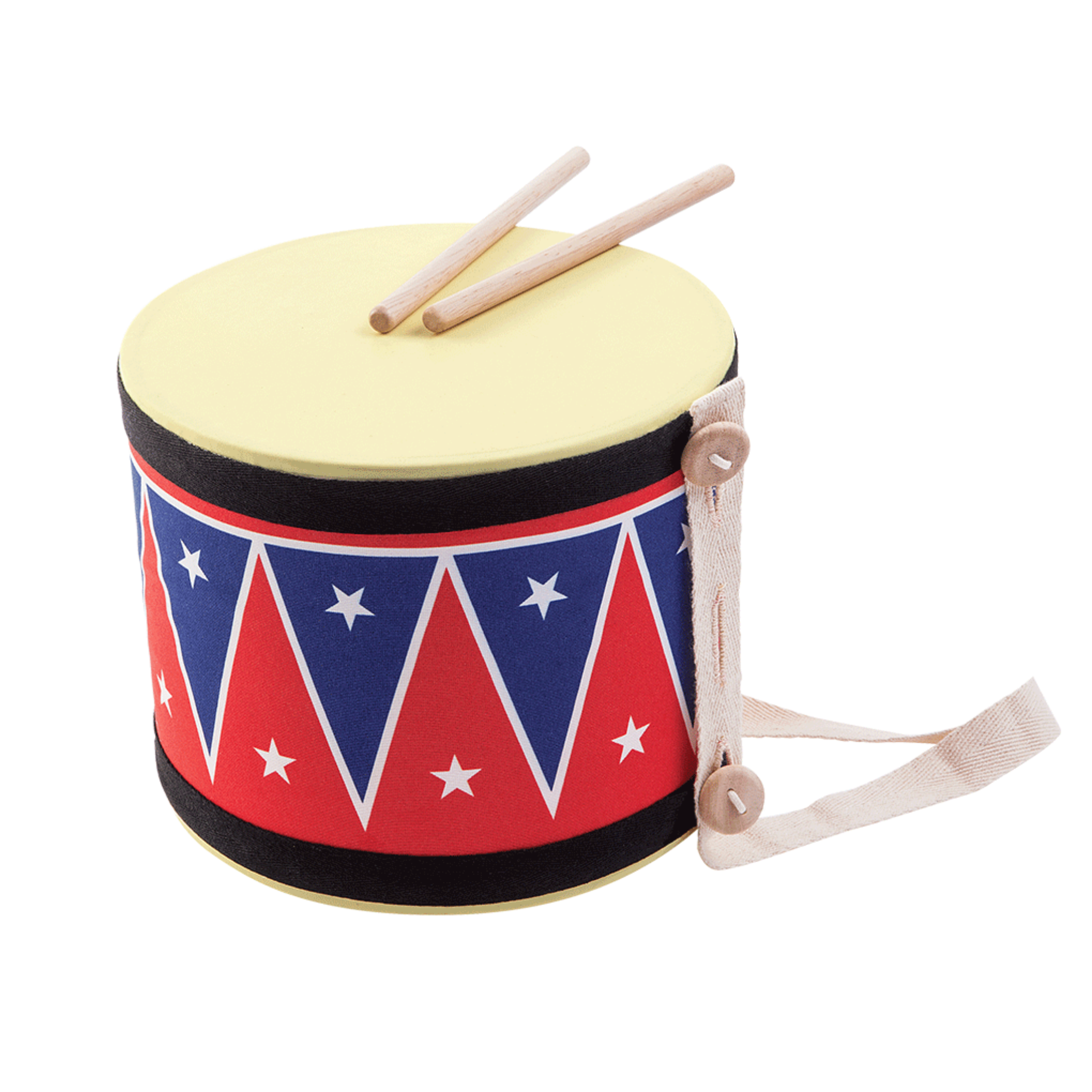 Big Drum II - Musical Toy for Kids, Toddler Percussion Instrument with Sticks - Perfect for Playtime, Birthday Gifts & Early Childhood Music Education