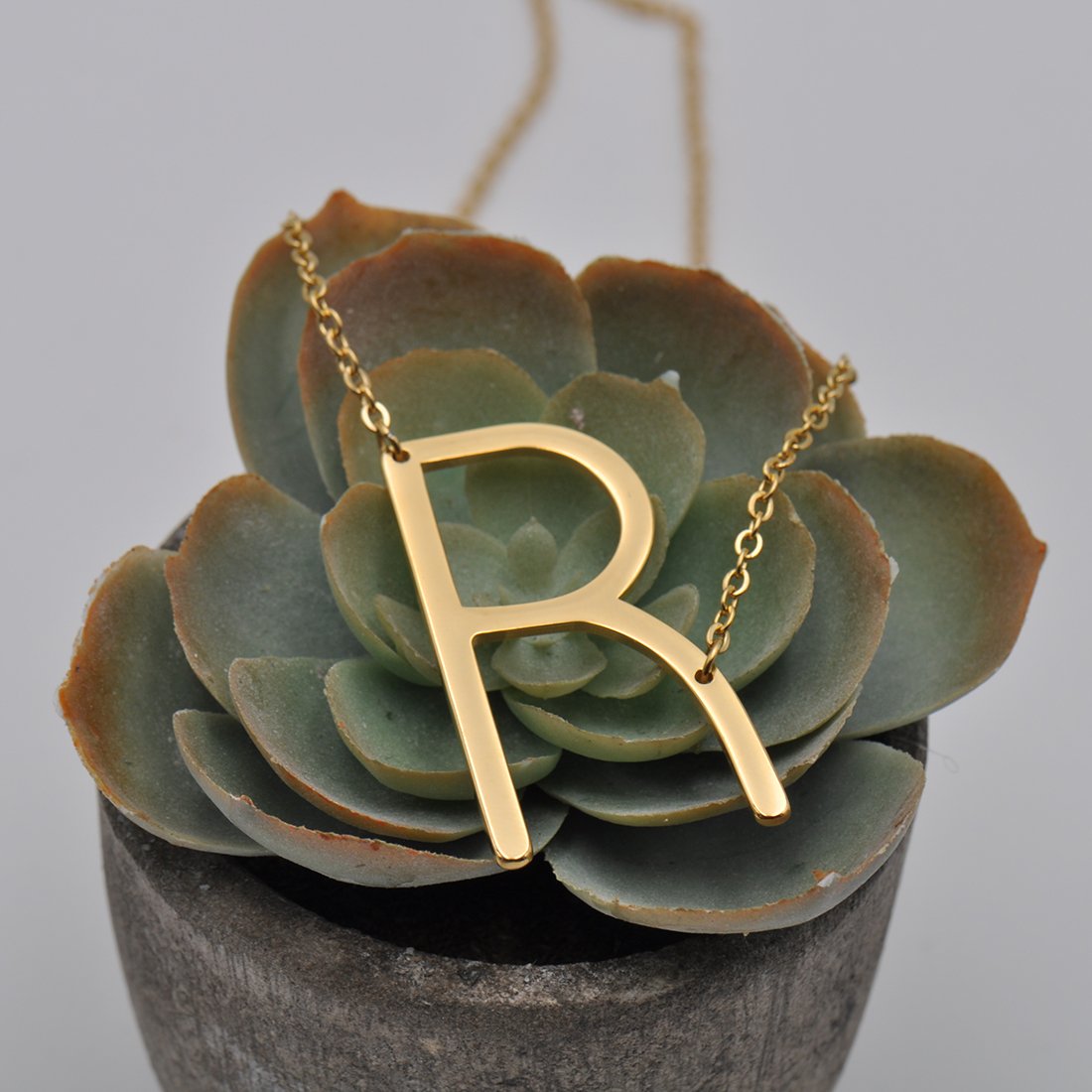 Personalized Initial Necklace - A to Z Alphabet Letter Charm Necklace for Women, Custom Name Jewelry Gift for Her | Perfect for Birthdays, Anniversaries, and Everyday Wear