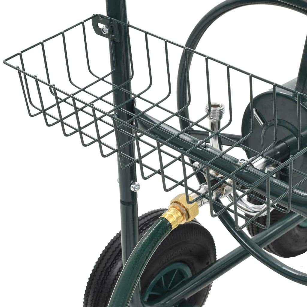 CHARMMA Heavy Duty 246ft Garden Hose Reel Cart with 1/2