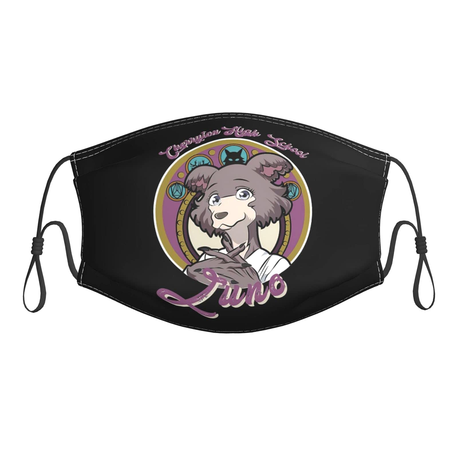 Beastars Juno Anime Face Mask - Washable & Reusable with Nose Wire for Adults, Teens & Kids - Perfect for Cosplay, Conventions & Daily Protection