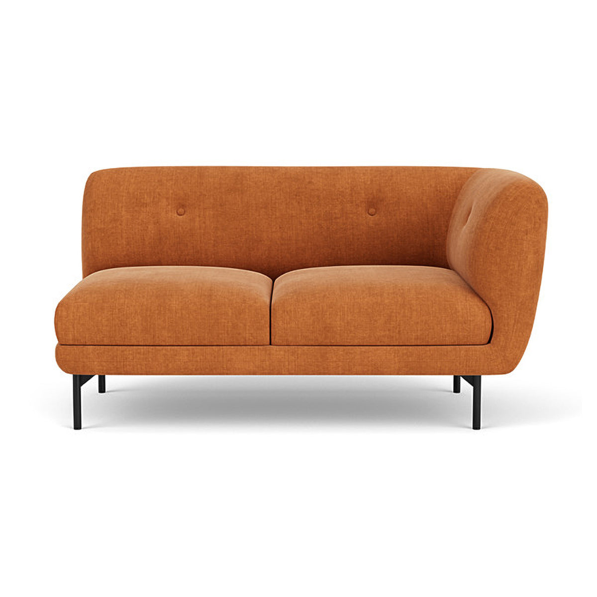 Alfred Fabric Right 2 Seater Modular Sofa - Modern Sectional Couch for Living Room, Lounge & Small Spaces | Comfortable & Stylish Home Furniture