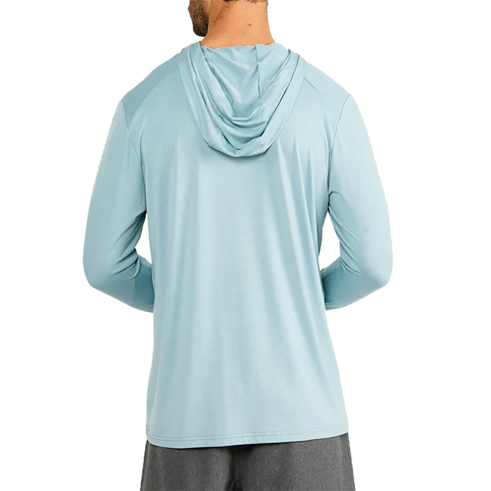 Free Fly Bamboo Shade Men's Hoodie - Soft & Breathable Eco-Friendly Pullover for Outdoor Activities, Hiking, and Casual Wear