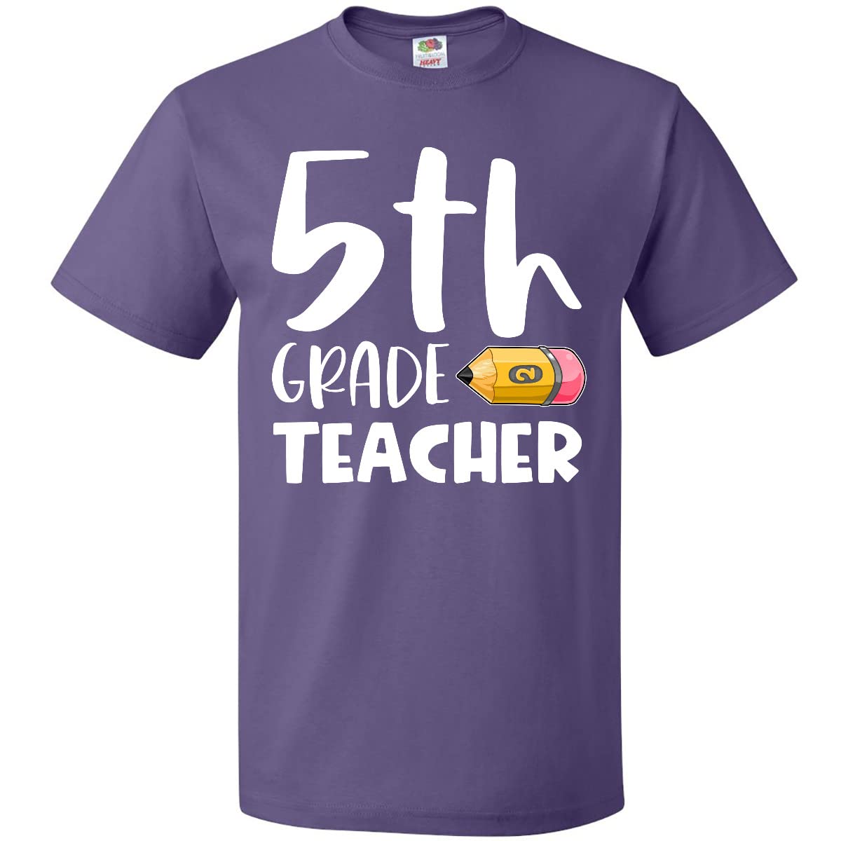 5th Grade Teacher Pencil Graphic T-Shirt - Fun & Comfortable Cotton Tee for Educators, Back to School, Teacher Appreciation Gifts