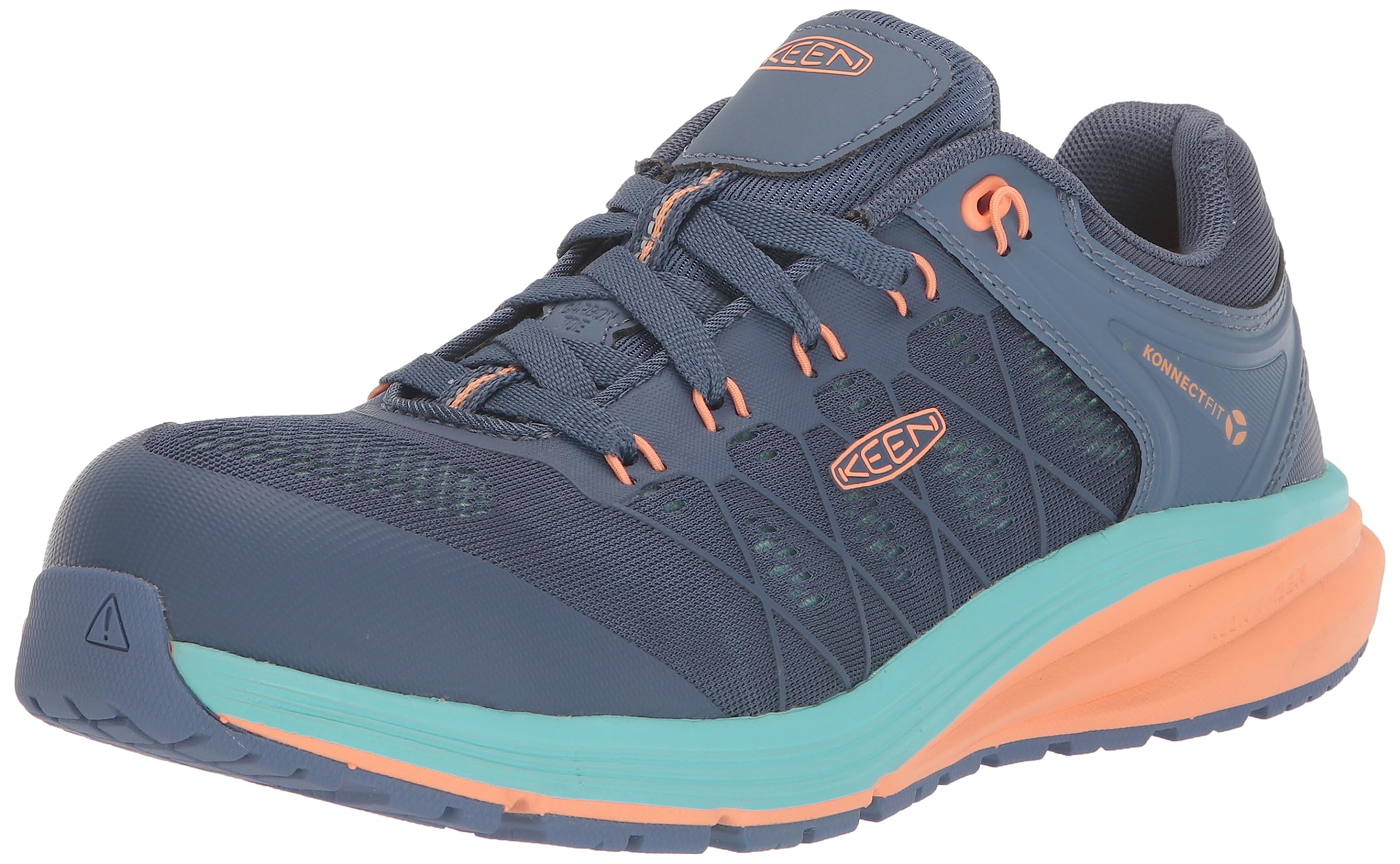 KEEN Utility Women's Vista Energy Low Height Composite Toe Work Sneakers - Lightweight Safety Shoes for Construction, Warehouse & Industrial Work