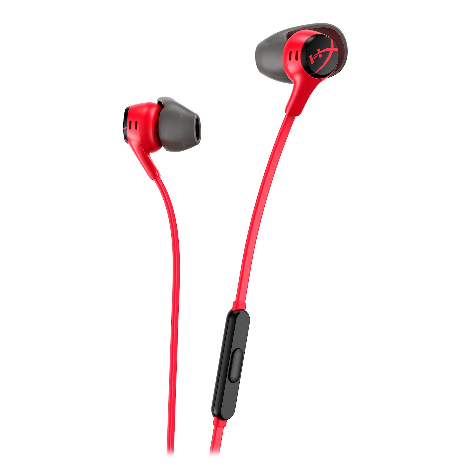 HyperX Cloud Earbuds II RED Gaming Earbuds with Microphone - Noise Cancelling In-Ear Headphones for PC, Mobile & Console Gaming | Perfect for Esports, Streaming & Online Meetings