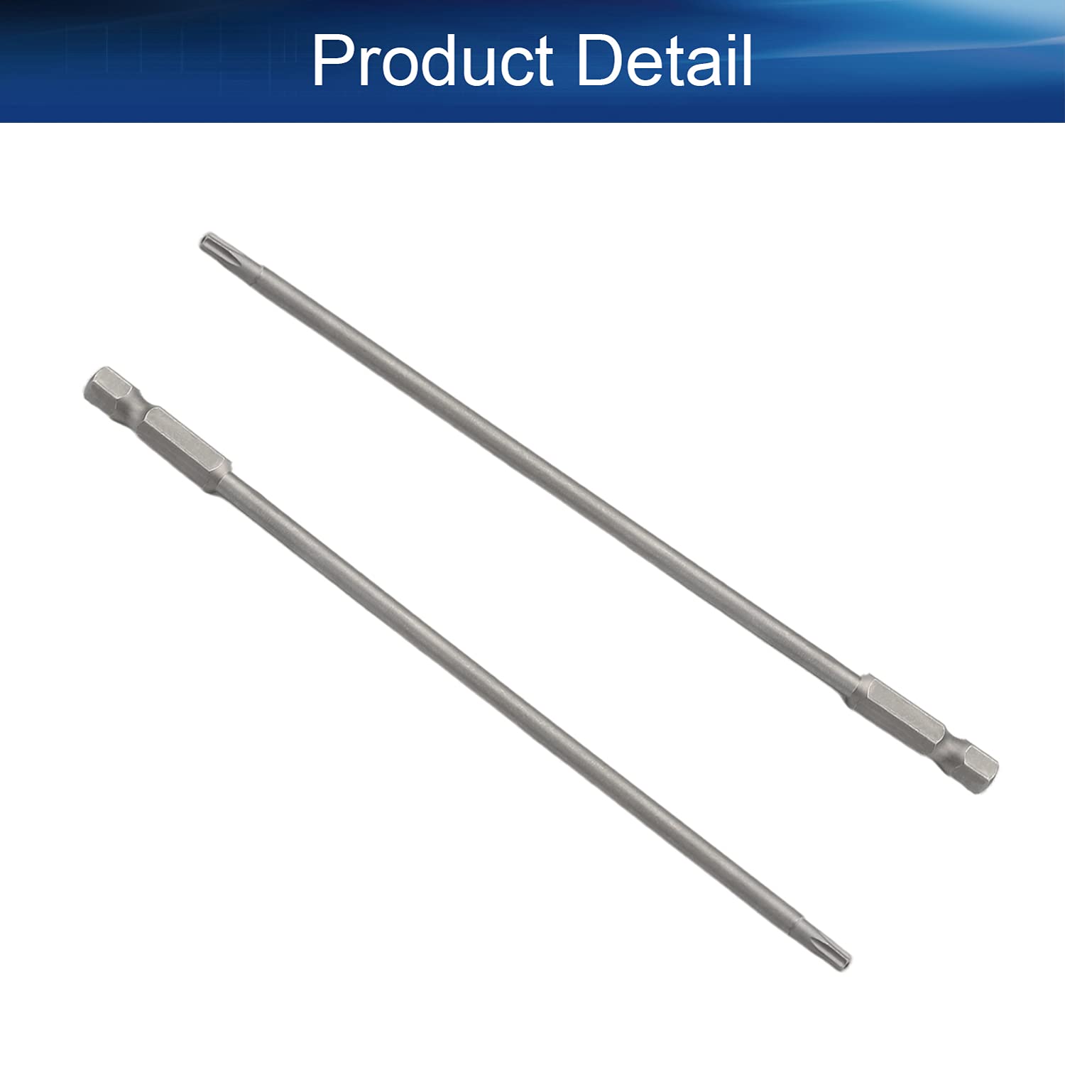 Auniwaig T15 Torx Screwdriver Bits Set - 2PCS 1/4