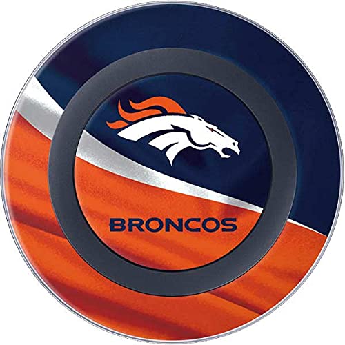 Official NFL Denver Broncos Skin Decal for Samsung Wireless Charger | Compatible with Multiple Devices | Perfect for Home, Office & Car Charging