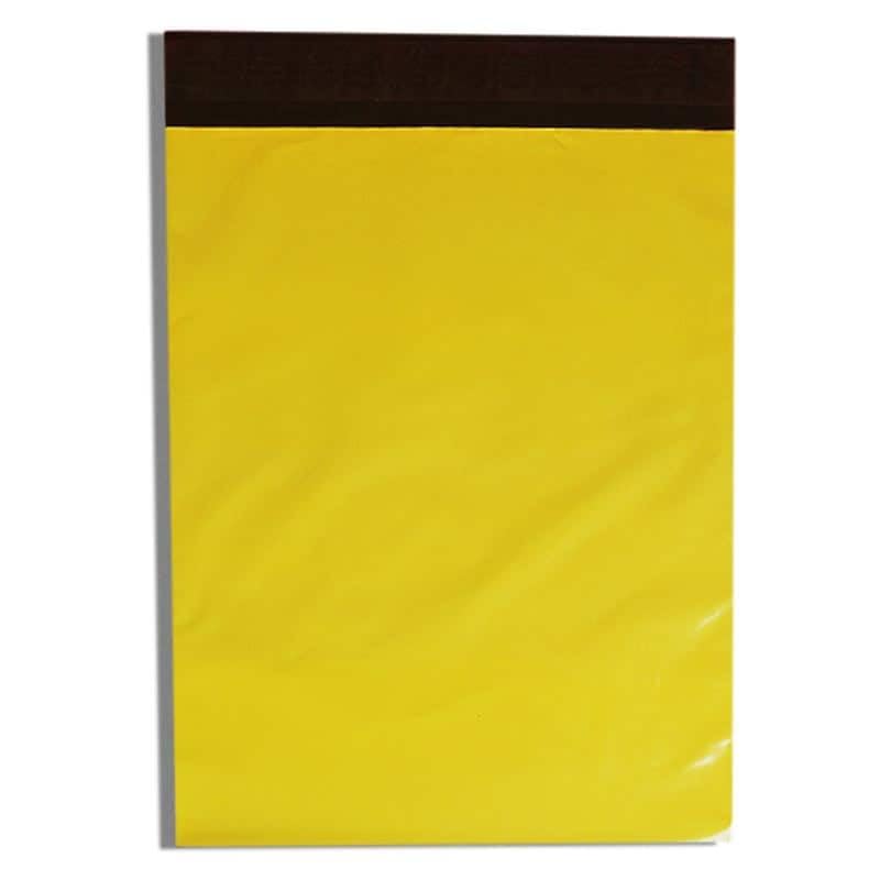 Bright Yellow Polyethylene Envelopes 7.5
