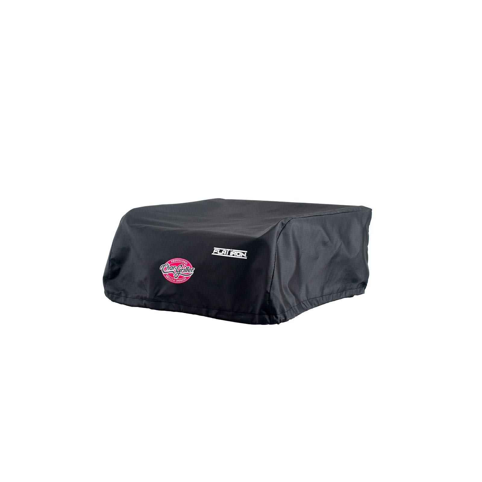 Char-Griller 8275 Portable Griddle Cover - Heavy Duty Black Weatherproof BBQ Grill Cover for Outdoor Cooking, Camping & Backyard Grilling