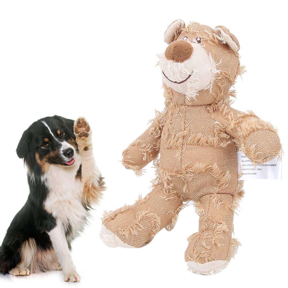 Valentine's Day Carnival Cartoon Yellow Dog Chewing Toy - Soft Plush Puppy Chew Toy for Small & Medium Dogs (Purple & Blue Options) - Perfect for Playtime, Training & Teething Relief