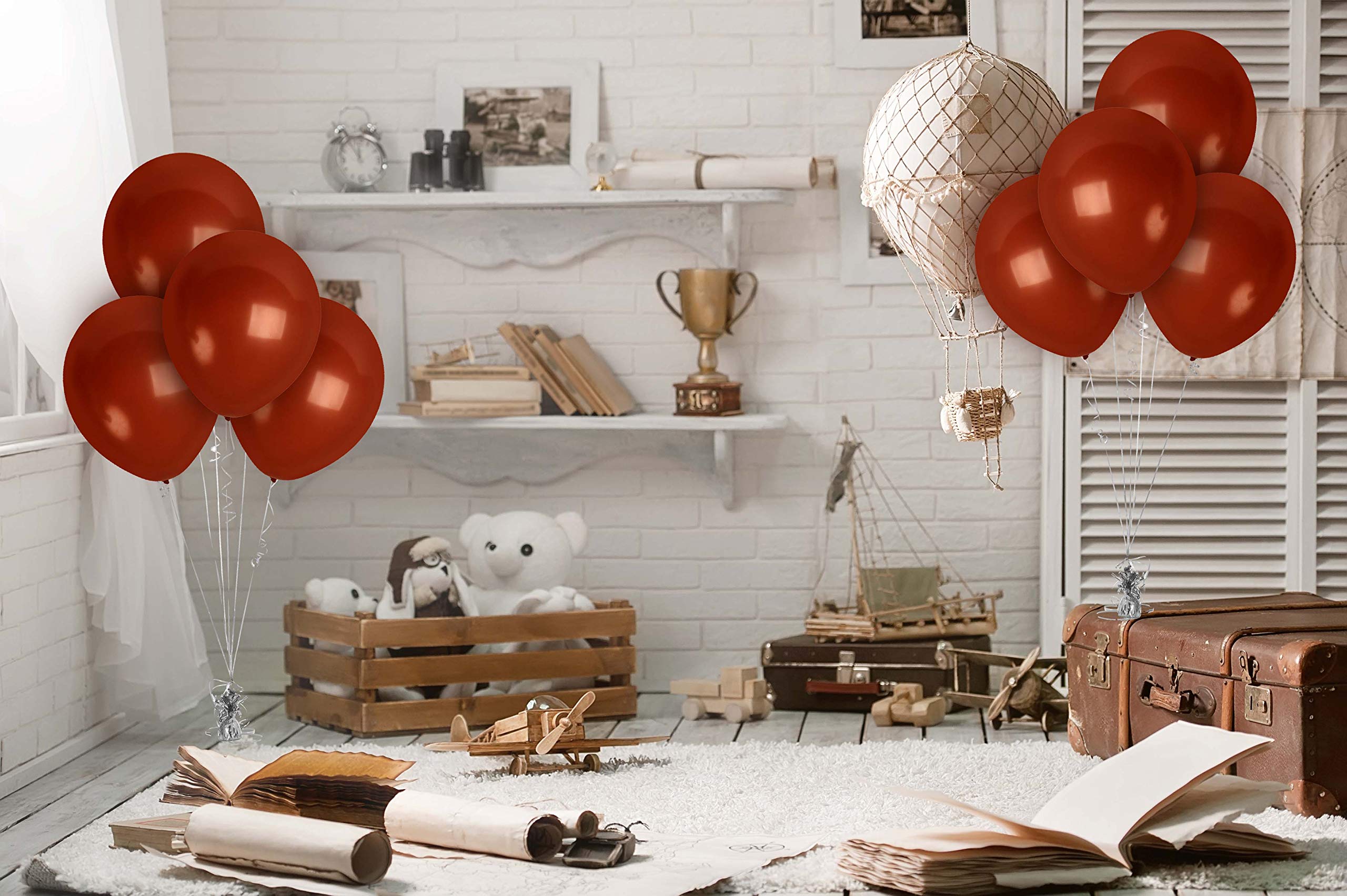 12 Inch Dark Brown Matte Balloons - 36 Pack Bulk for Mocha, Chocolate, Dark Tan & Neutral Beige Party Decorations | Perfect for Birthday, Wedding & Anniversary Celebrations