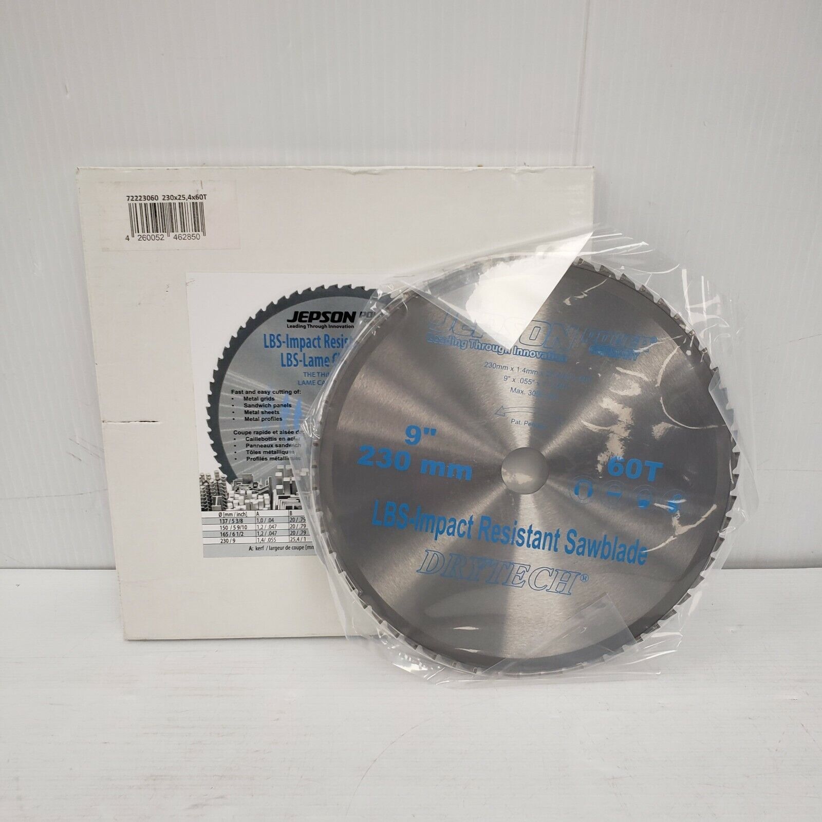 Jepson LBS 10-Inch 22040 1 Impact Resistant Saw Blade - Durable Circular Saw Blades for Woodworking & Construction Projects