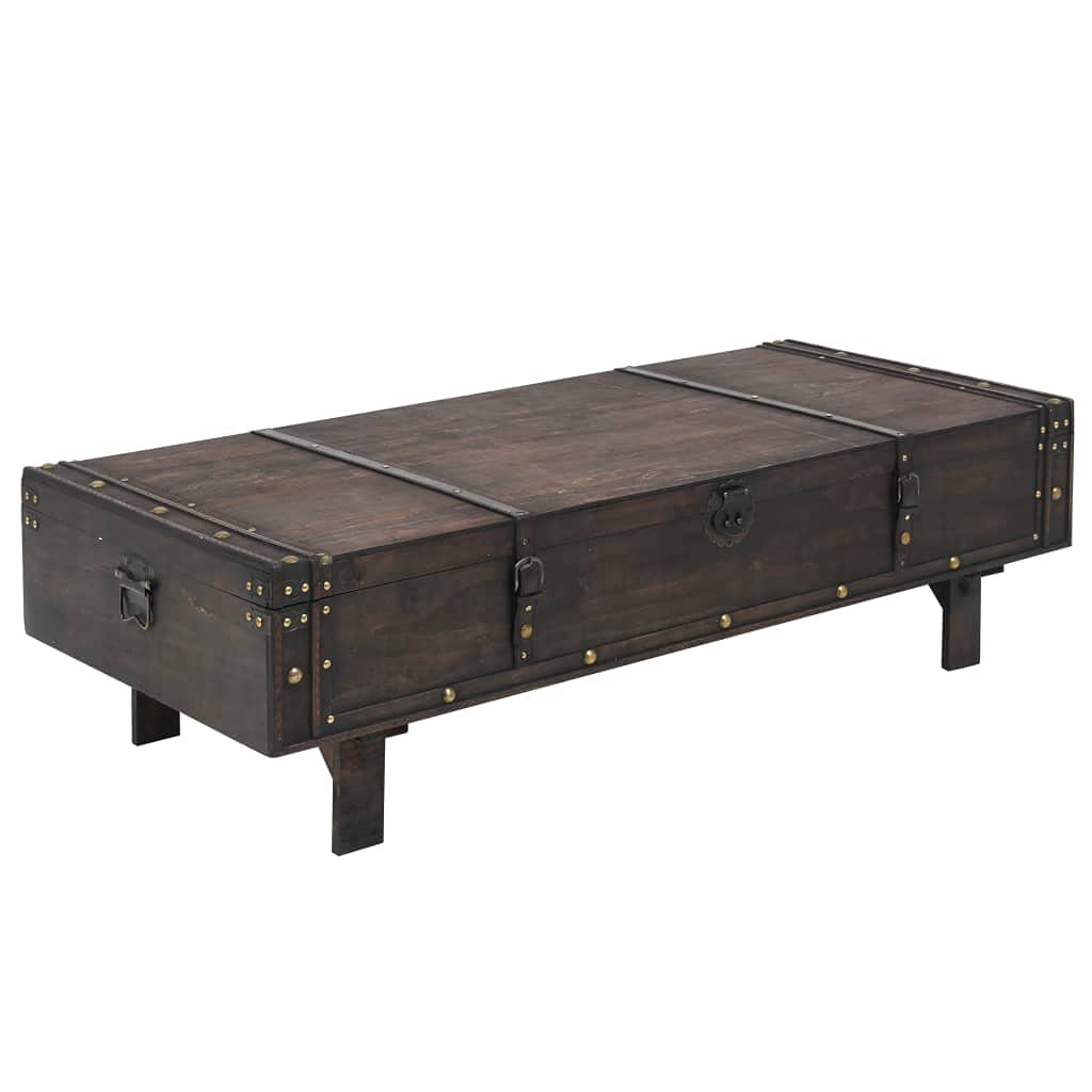 Vintage Style Solid Wood Coffee Table 47.2