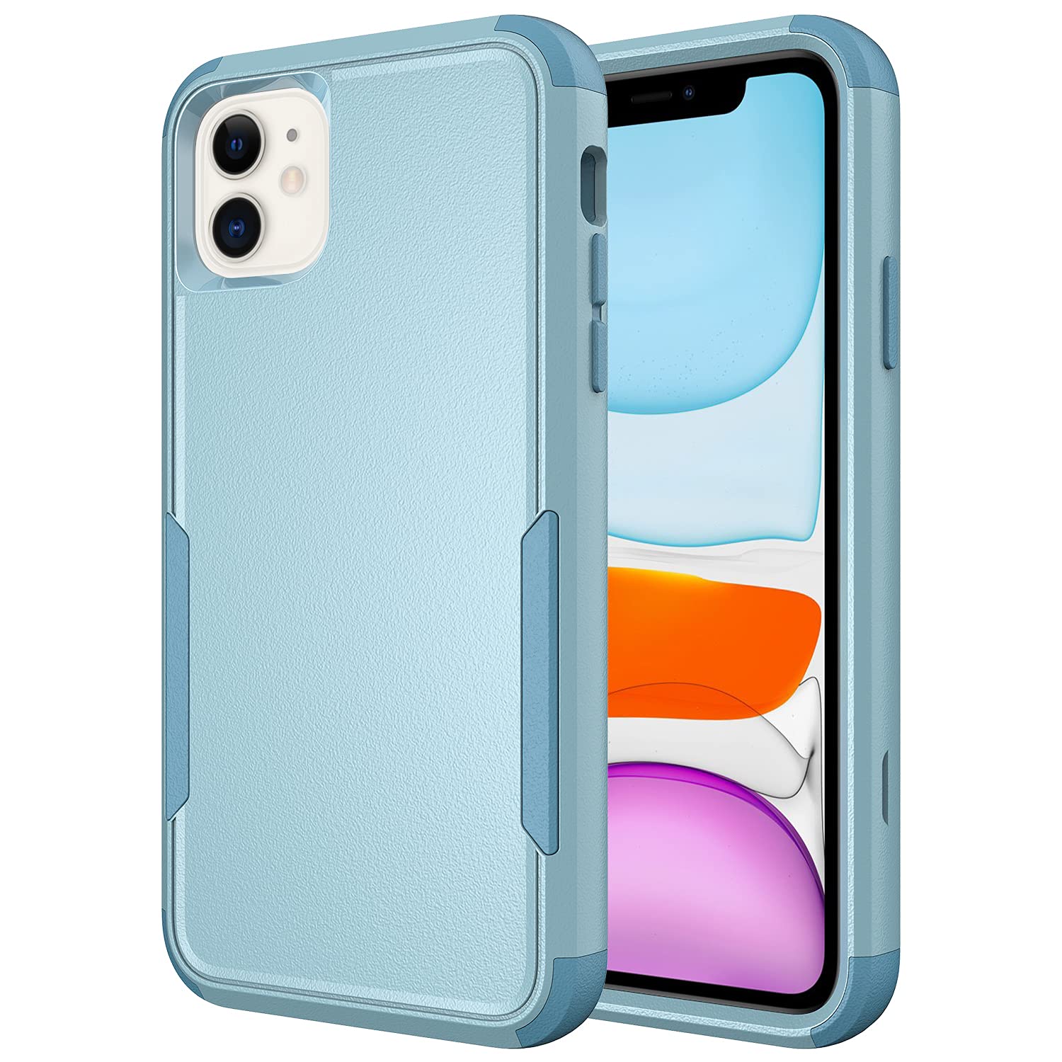 Shockproof Heavy Duty Protective Phone Case for iPhone 11 - Compatible with Apple iPhone 11 - Perfect for Outdoor Activities, Sports & Daily Use