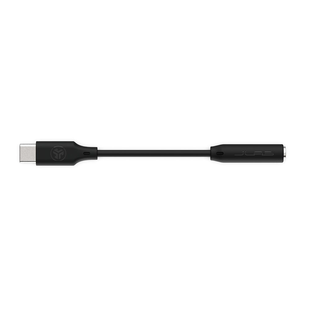 USB C to 3.5mm Headphone Jack Adapter - Black | Compatible with iPhone 15, Samsung Galaxy, iPad Pro & More | Perfect for Music, Gaming & Calls