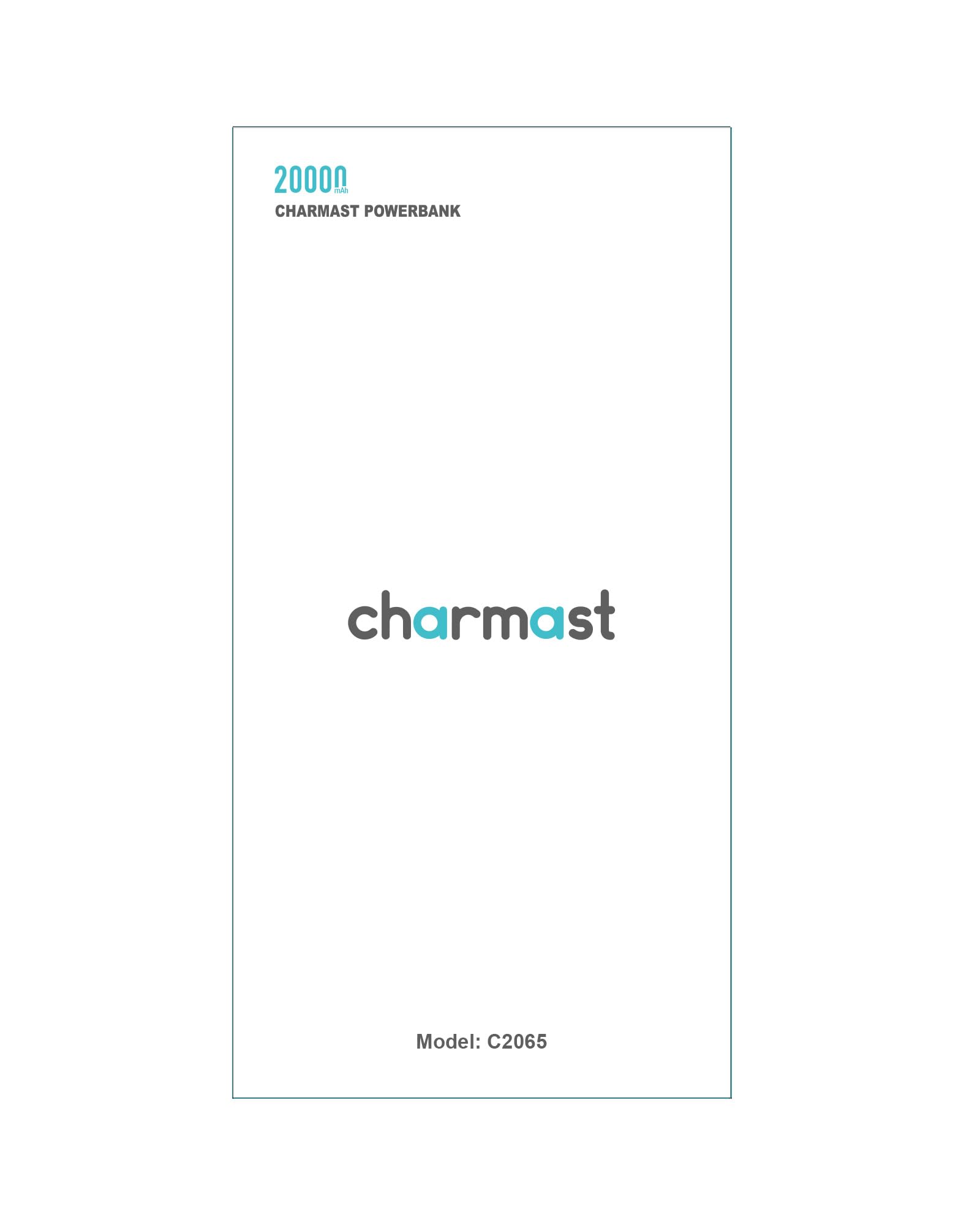 Charmast 20000mAh Power Bank with Built-in Cables | 20W PD/QC Fast Charging Portable Charger | Compatible with iPhone, iPad, Samsung Galaxy | Perfect for Travel, Camping & Emergency Power Backup