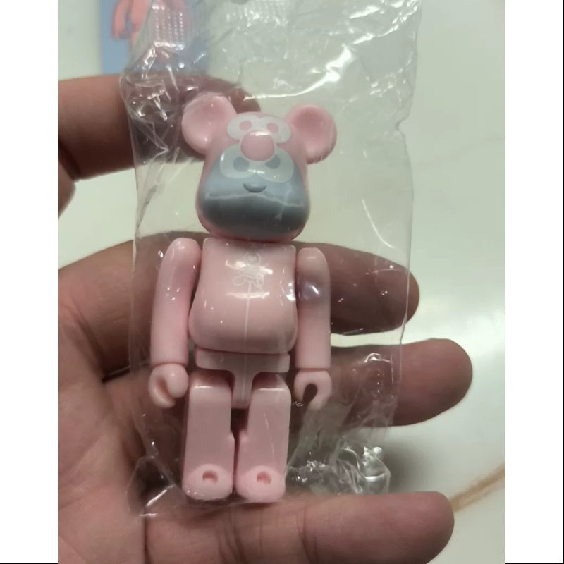 Bearbrick Series 48 Cute Gelato Pique Sesame Street Pink 100% Collectible Figure - Perfect for Anime Fans, Streetwear Enthusiasts & Home Decor