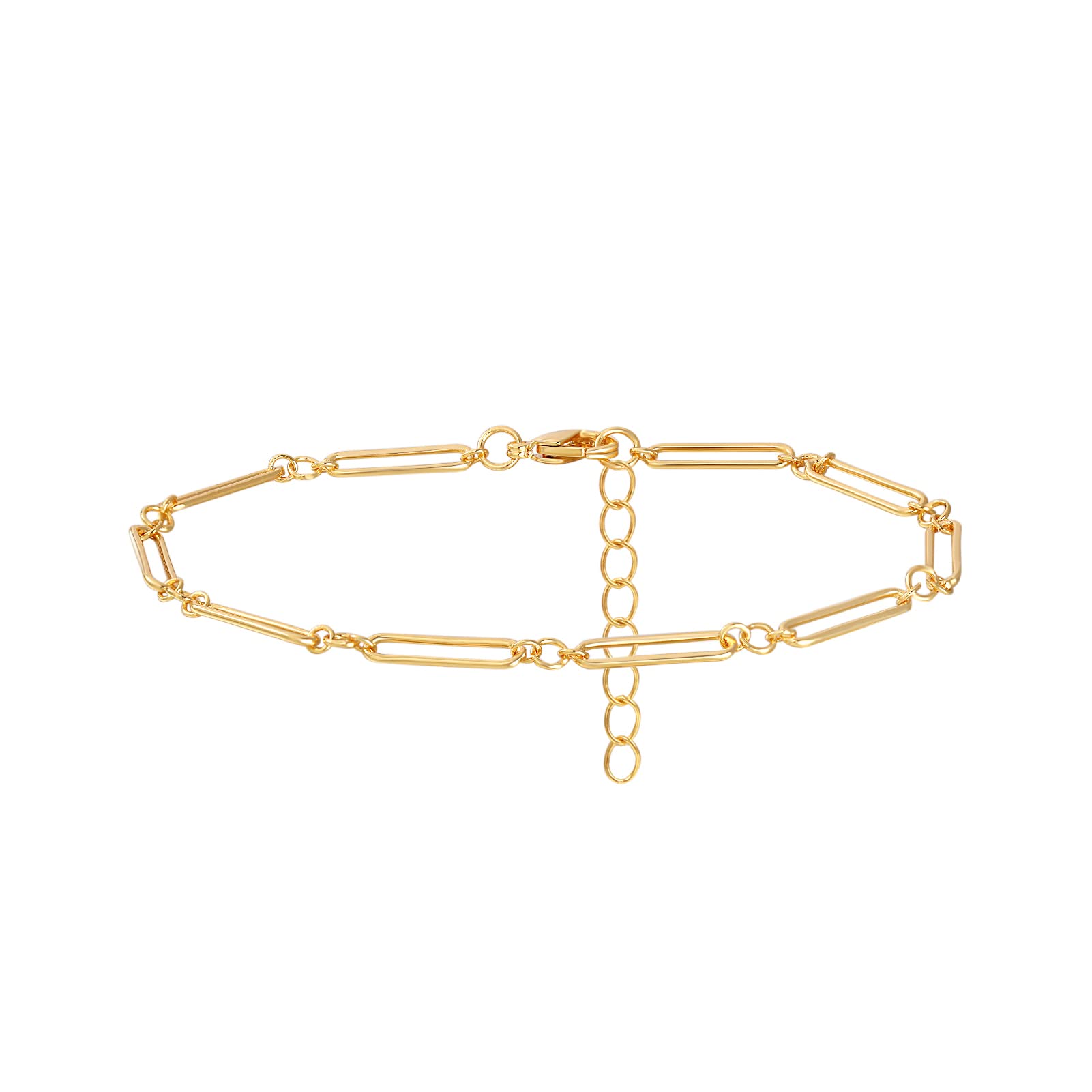 14K/18K Gold Plated Dainty Layered Bracelets for Women - Handmade Beaded Satellite Chain, Figaro, Curb, Disc, Heart & Paperclip Bracelet - Minimalist Tiny Pearl Jewelry for Everyday Wear, Gifts & Special Occasions