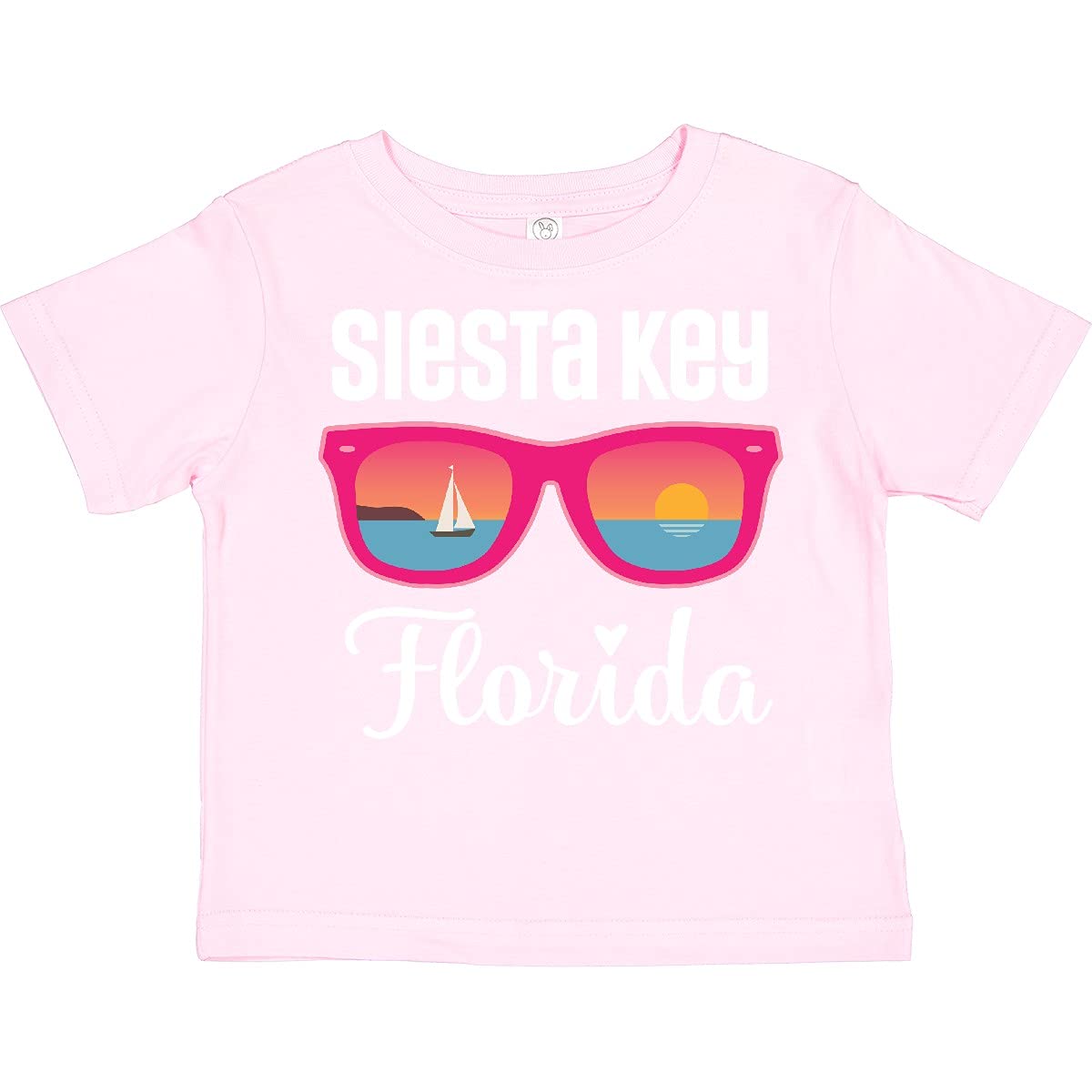 Inktastic Siesta Key Florida Beach Trip Toddler T-Shirt - Cute Vacation Shirt for Boys & Girls - Perfect for Beach Trips, Family Vacations & Summer Outings